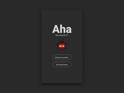 Daily UI #008 404page 404page bug dailyui