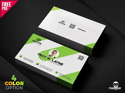 Business Card Template PSD Bundle agency card business card card design clean creative design design free psd free template freebie psd psd template visiting card