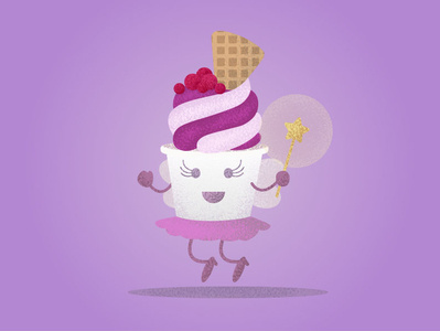 Sweet fairy illustration vector