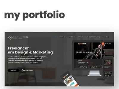 Freelancer Marcos Oliveira - UX/IU coding css3 html5 portfolio ui ux web