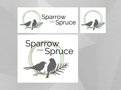 Logo Design: Sparrow and Spruce logo