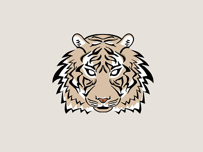 Tiger face logo