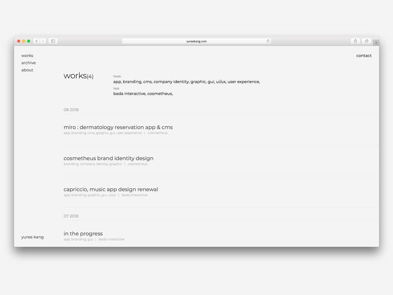 Shot #5030919 css design html minimal ui web web design webdesign