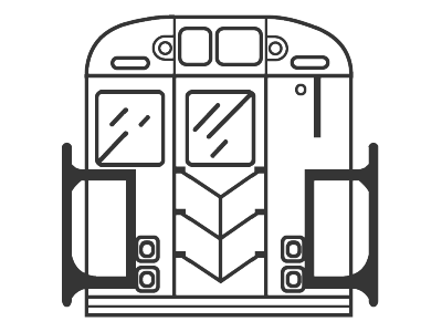 Good Ol Sub line art nostalgic subway