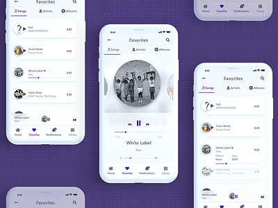 Music App Practice app design music musicapp practice ui uiux ux web