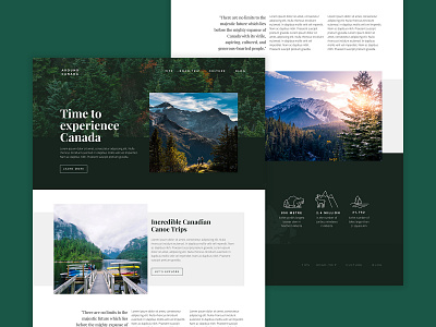 003 Landing Page dailychallenge landing page travel ui