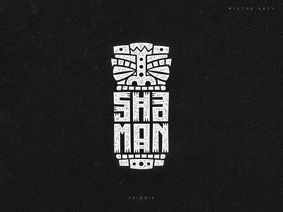 Shaman african clothing game gamelogo high style lettering logo logotype mask music musiclogo shaman tshirt typography