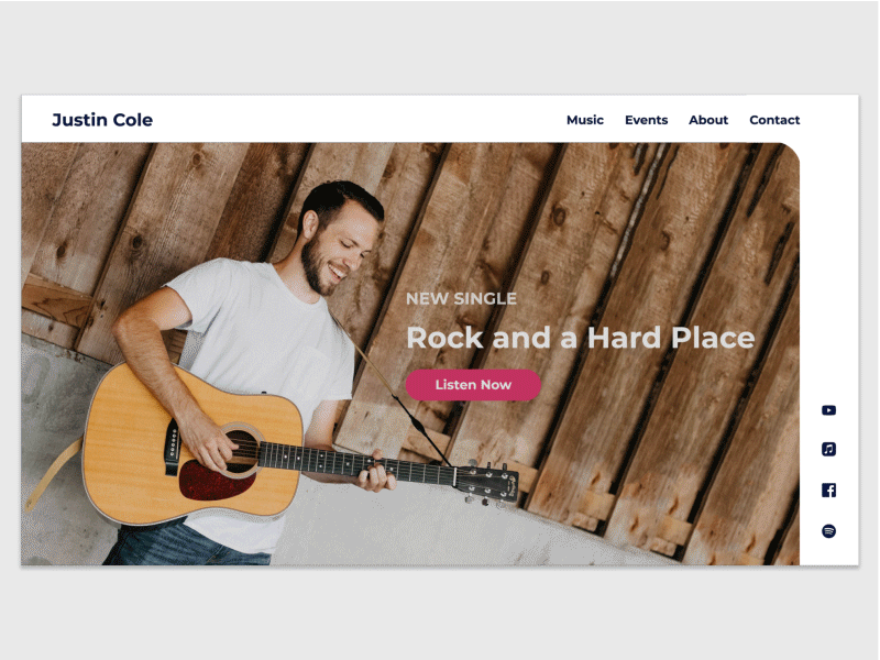 Musician Landing Page Loading Animation landing page loading animation musician