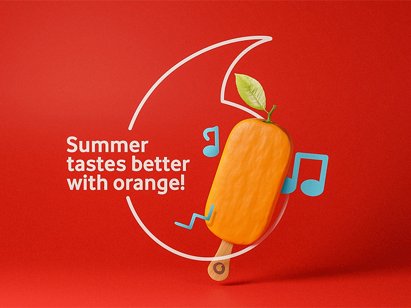 Oranges Summer - 3 3d cg creative design hd illustration ilustration quality speed ui vodafone