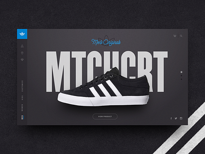 Adidas Hero V2 animation app branding clean daily ui data visualization design flat icons identity infographic lettering mobile type typography ui ux web web design website