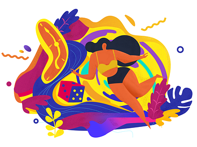 Time river illustration
