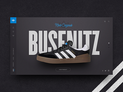 Adidas Hero V2 animation app branding clean daily ui data visualization design flat icons identity infographic lettering mobile type typography ui ux web web design website