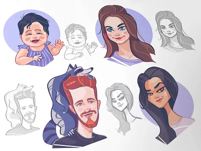 Social Avatars avatar cartoon character gift illustration present process social socialavatar spovv
