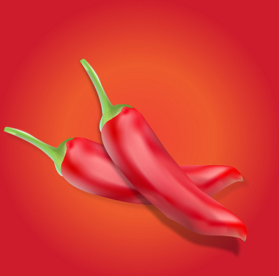 Chilli abstraktní pozadí design ikona ilustrace pozadí vektor