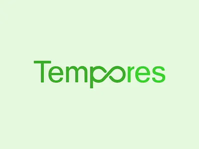 Tempores wordmark brand branding corporate custom design indentity modern type typography wordmark