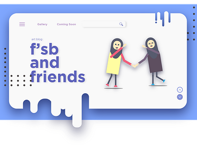 Landing Page design ui vector