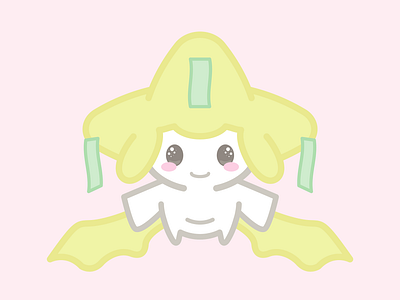 Pokemon : Jirachi cartoon cartoon network character cute design game graphics illustration kawaii pastel pokemon tv show vector