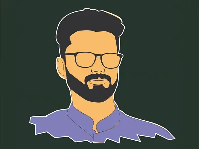 Minimalist Avatar 1 avatar design illustration sticker vector