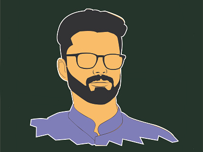 Minimalist Avatar 1 avatar design illustration sticker vector