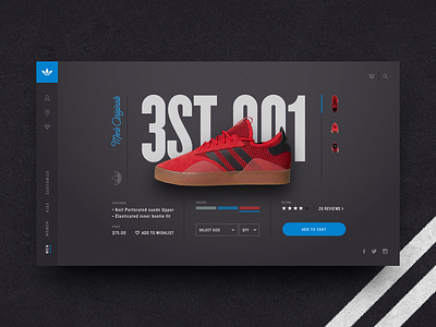 Adidas Hero V2 animation app branding daily 100 daily ui dailyui data visualization design flat icons infographic mobile principle type typography ui ux web web design website