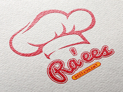 Raees design food logo modern pakistan raees restaurant tradition