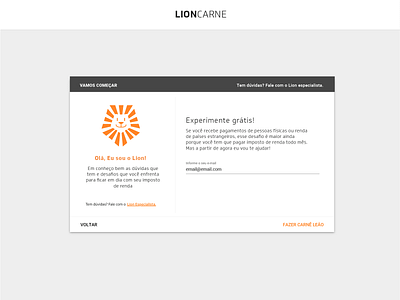 LION design financial material ui web