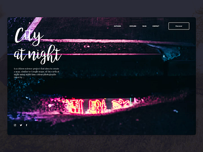 Daily Landing City adobexd dailyui ui ui 100 uiux