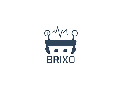 Brixo Logo branding brixo electric lego logo logomark robot