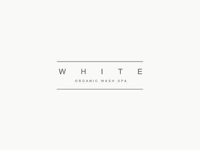 WHITE organic wash spa branding collection design elegant feminine high end icon illustration logo minimal pawellpi premium the bundle typography