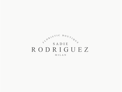 Sadie Rodrigues Logo branding collection design elegant feminine high end icon illustration logo minimal pawellpi premium the bundle typography vector