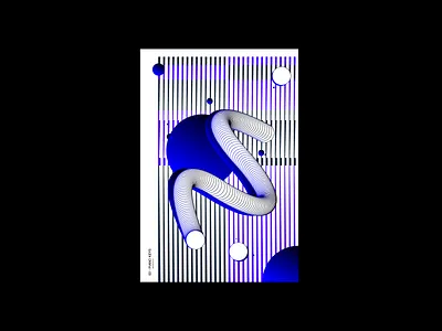 Piano Keys abstract blue dailyposterdesign illustration poster shapes sphere