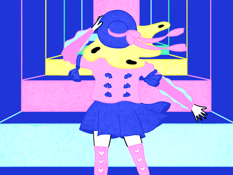 Enter the Sphere abstract art character design drawing fashion gif illustration line line art loop motion motion graphics