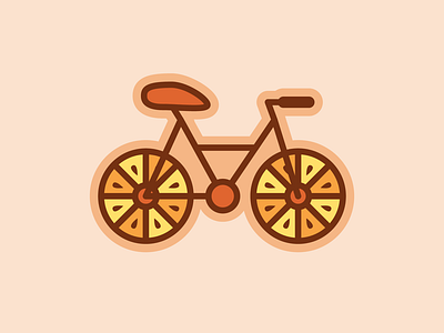 Citrus bike bike vector