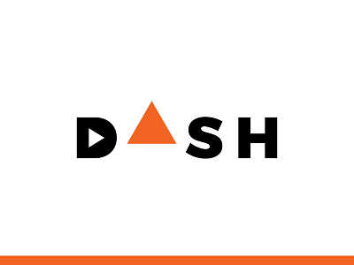 DASH branding design graveyard identity logo triangle