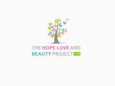 Hope Love & Beauty life logo tree tree of life