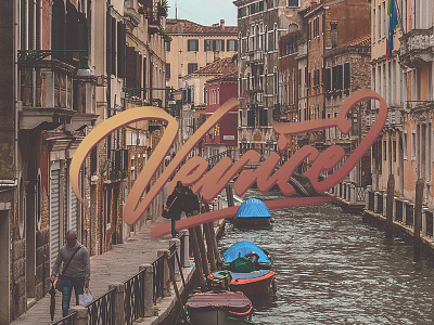Venice Logotype design flat hand crafted handwriten handwriting font illustration lettering logo logotipo logotype type typogaphy typografi typography vector