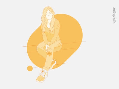 A Girl Next Door : Doodle Daily Make 34 2ddrawing adobe adobeillustrators art artworksfever behance design dribbblers dribbbleshot flat flatdesign flatvector graphic graphicdesigndaily illustration illustrationart illustratore supplyanddesign thedailytype thedesignfix