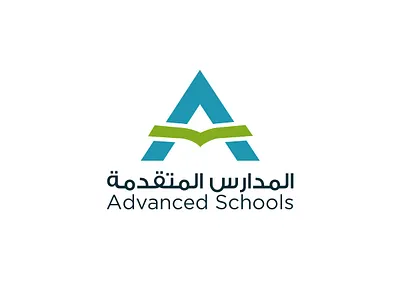 Advanced Schools Logo branding design flat icon illustration logo vector