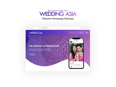 WeddingAsia - Website Redesign Concept asia protopie sketch app ui userinterfacedesign ux virtuosoalpha virtuosodesigner web design web ui website wedding