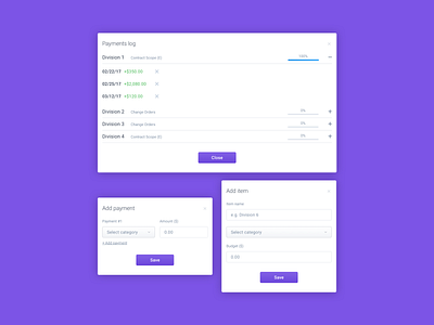 Kanler - Payment modals/popups 2d analytics app blue charts clean dashboard design finance graph invoice mobile modal modal window payments popup popups ui ux web