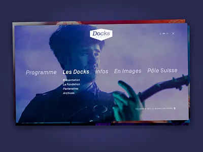 Docks - navigation menu layout menu navigation responsive ui ux website