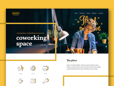 Web Design - Hub Space digital agency homepage design landing page design layoutdesign ui ux web web desgin website concept
