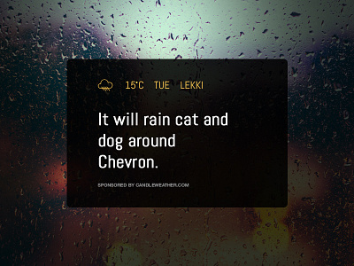 Weather Widget board cloud design glass rain sky temperature thermometer transparent ui weather weather widget widget