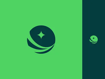 3/3 Unused branding brand icon identity logo mark northern lights star