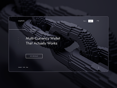 Cryptonix main bitcoin black blockchain dash dashboard design ethereum video wallet