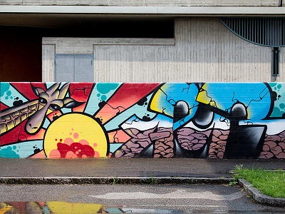 Africa aerosolart africa animal art graffiti