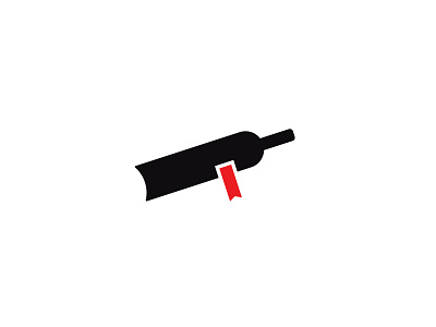 Bottle Book Logo book bottle icon logo logodesign logomark wine wine bottle