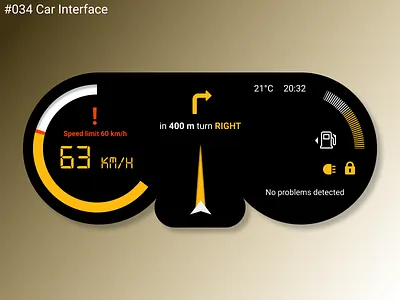 Daily UI Design Challenge- #034 Car Interface 034 100daysofui car interface dailiyuichallenge daily daily ui figma ui user interface