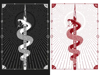 Snake and Pencil ai illustraion illustrator linedrawing pencil snake