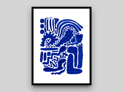 Body Parts Of A Blueblood abstract colors digital doodle experimentation illustration ipad organic play shapes